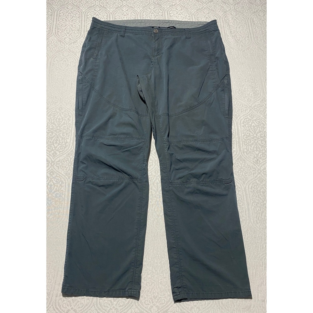 Kuhl Women 20W Regular Gray Hiking Pants Articulated Knee Lightweight Outdoor